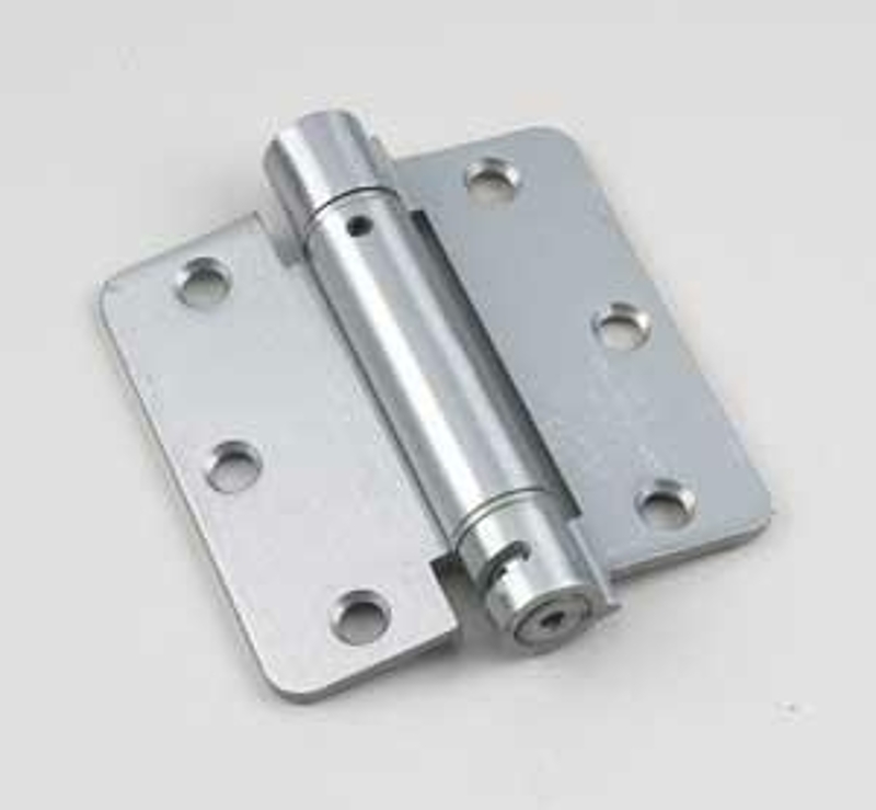 Onward 52821NBR Spring Hinge, 3-1/2 in H x 3-1/2 in W Dimensions, Steel, Includes: Wood and Machine Screws