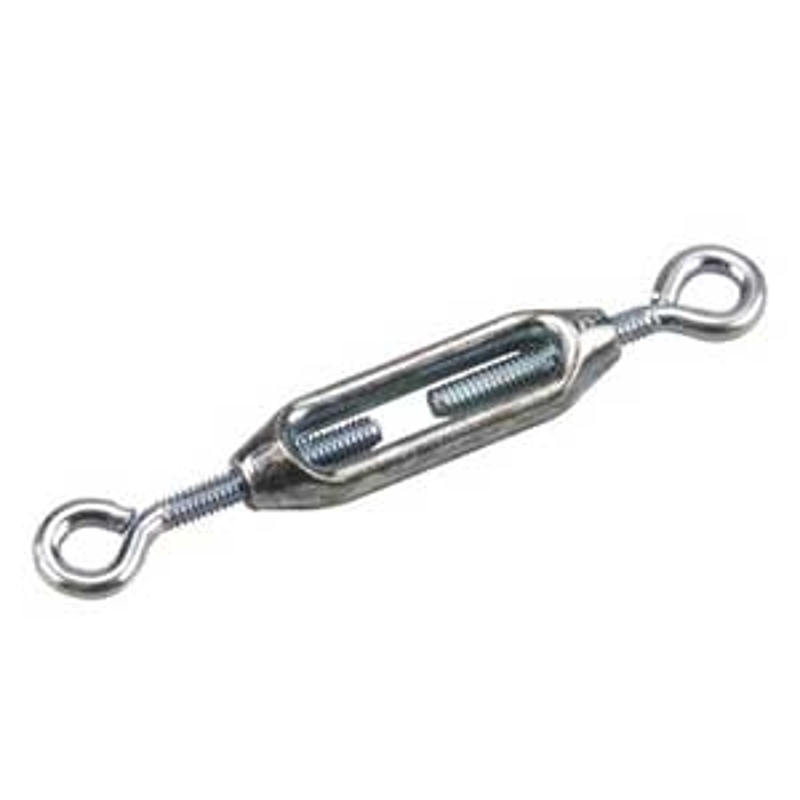 Onward 2016XB Turnbuckle, 192 lb Working Load, Eye, Eye, 3/8 in Dia x 10 1/2 in L Take-Up, Steel