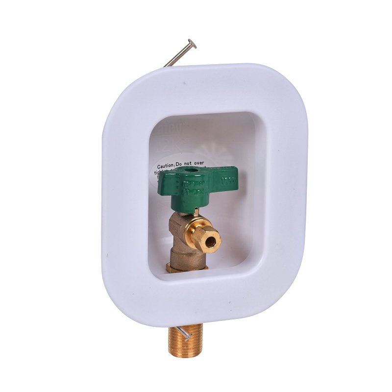 Oatey I2K Series 48204 Ice Maker Outlet Box, Low-Lead, Copper