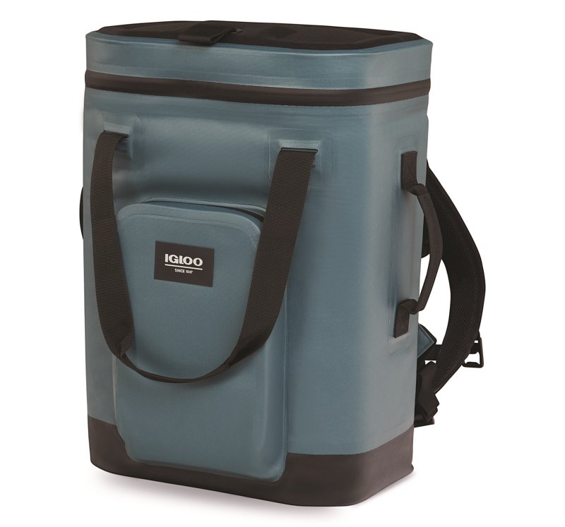 Igloo Trailmate Series 0062308 Heavy-Duty Cool Bag, 30 cm L, 36 cm W, 23 qt, EVA/HDPE/Polyester, Spruce, Zipper