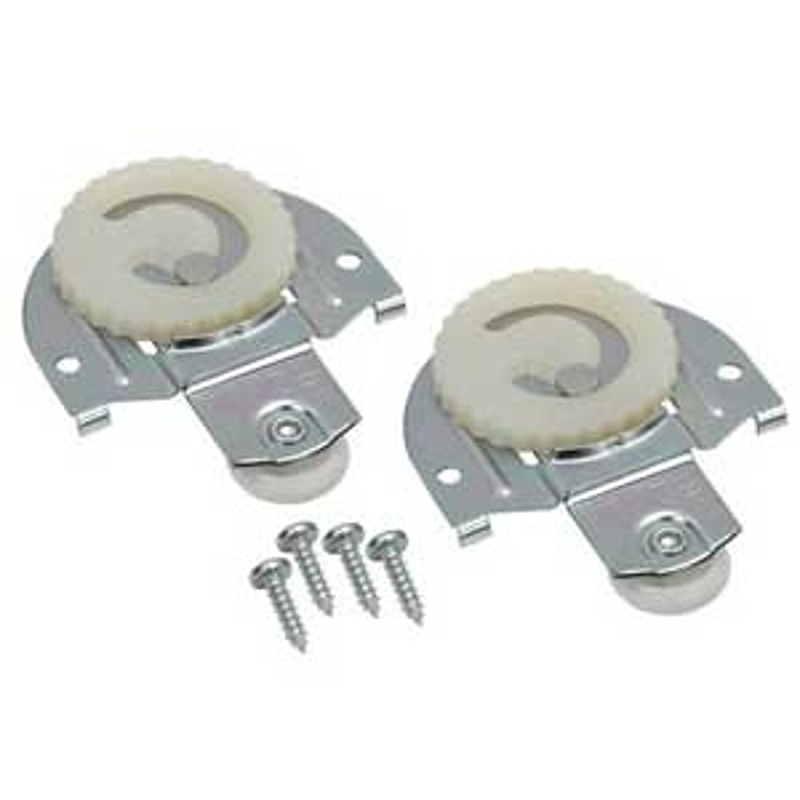 Renin BP109P Dual Offset Door Hanger, 10 in L x 5 in W x 5-3/4 in H Dimensions, Metal, For: 3/4 to 1-3/8 in Door Panels