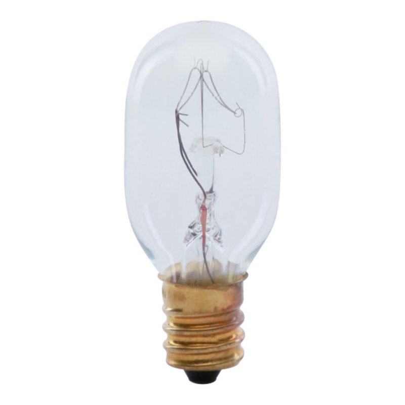Feit Electric BP15T7/CAN Incandescent Bulb, 15 W, T7 Lamp, Candelabra E12 Lamp Base, 2700 K Color Temp