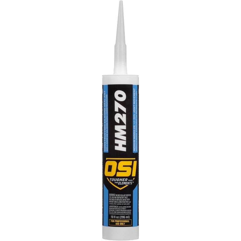 OSI 1493960 Silicone Sealant, White, 24 hr Curing, -60 to 400 deg F, 10 fl-oz Cartridge