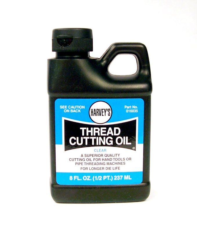 Harvey 16035 Thread Cutting Oil, 1/2 pt Bottle, Clear