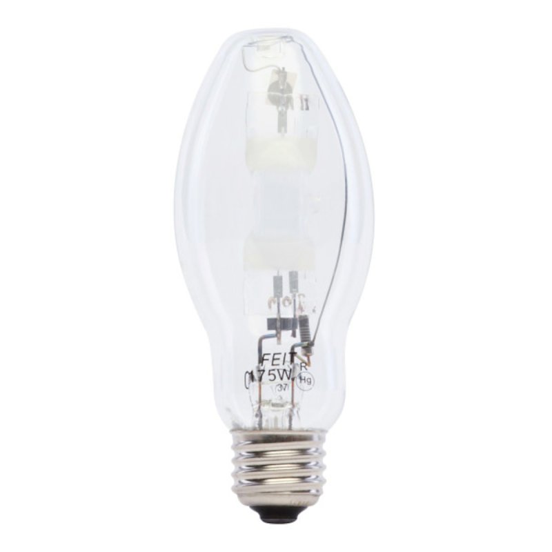 Feit Electric MH175/U/MED Lamp, 175 W, ED17 Lamp, Medium E26 Lamp Base, 4000 K Color Temp, 10,000 hr Average Life