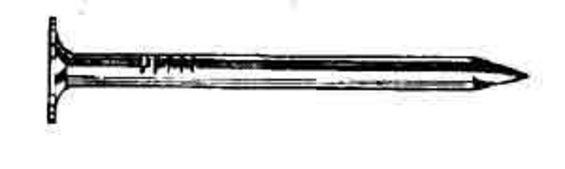 Duchesne 26811366 Roofing Nail, 6d Penny, 2 in L, 10 ga, 300/PK