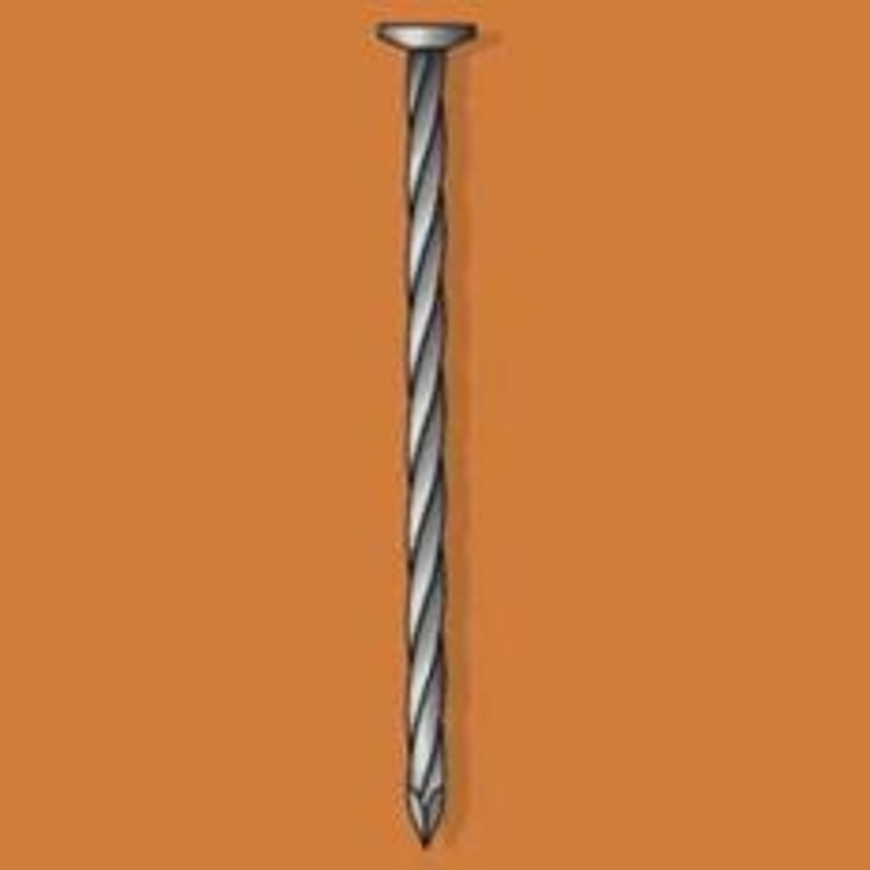 Duchesne 20622966 Nail, Regular Ardox, 20d, 4 in L, Steel, Hot-Dipped Galvanized, Round Head, Spiral Shank, Gray, 100