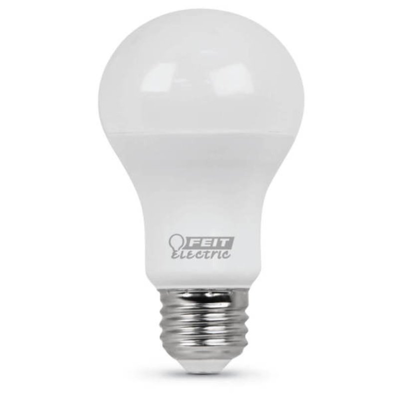 Feit Electric A450/827/10KLED LED Bulb, 120 V, 450 Lumens, 6 W, A19 Lamp, 40 W Equivalent, E26 Lamp Base