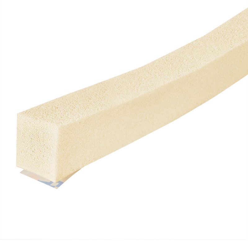M-D 03166 Expandable Weatherseal, 1 in W, 13 ft L, 1 in Thick, Foam, Neutral