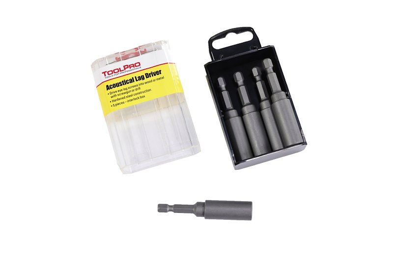 Toolpro TP05035 Eye Lag Driver, 5-Piece, Acoustical, Steel