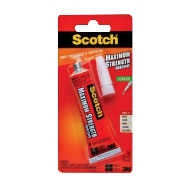 Scotch CBGNHW011002 Adhesive, Liquid, Ketones, Clear, 1 fl-oz