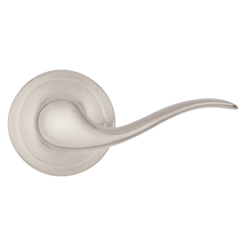 Kwikset Signature Series 720TNL 15 6AL RCS Passage Lever, Non-Locking Lock, Satin Nickel, Zinc, Residential, 2 Grade