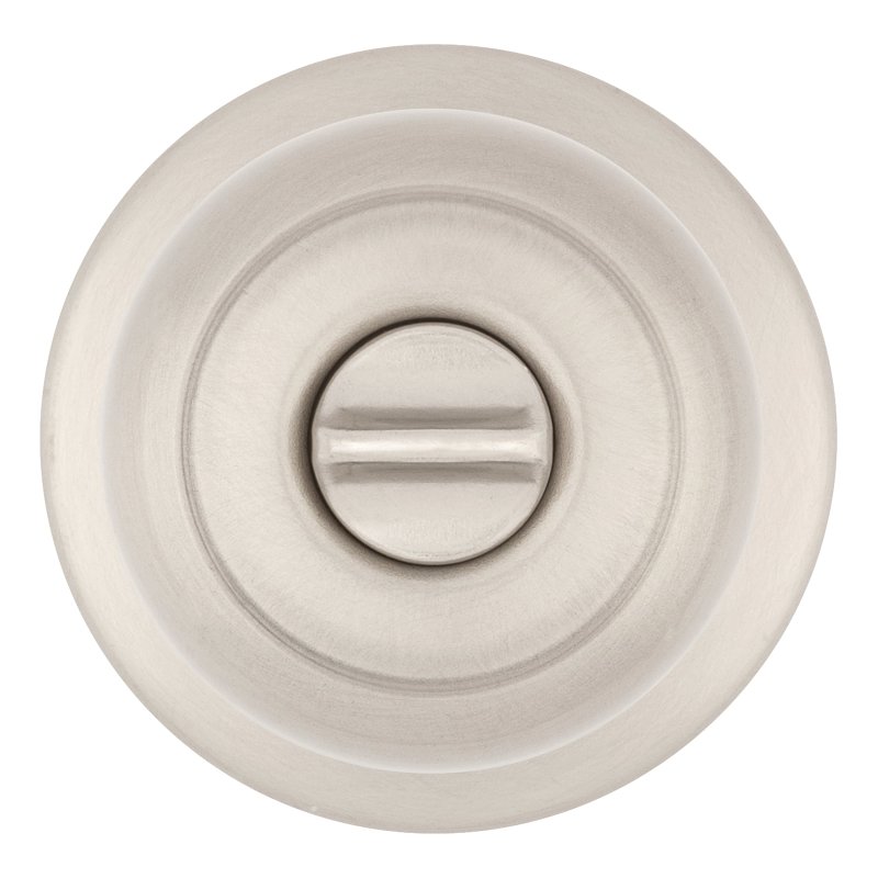 Kwikset 300CV 15 6AL RCS V1 Privacy Lockset, 2-5/8 in H x 2-5/8 in W Dimensions, Cove, Round Design