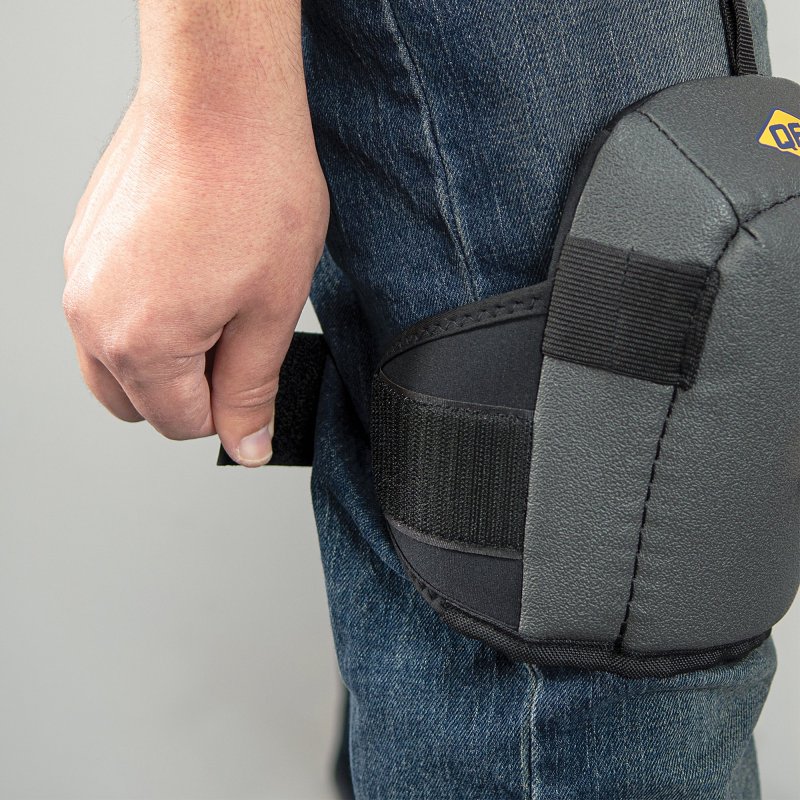 QEP 79634 Comfort Grip Knee Pad, One-Size, Foam Pad, Hook and Loop Closure