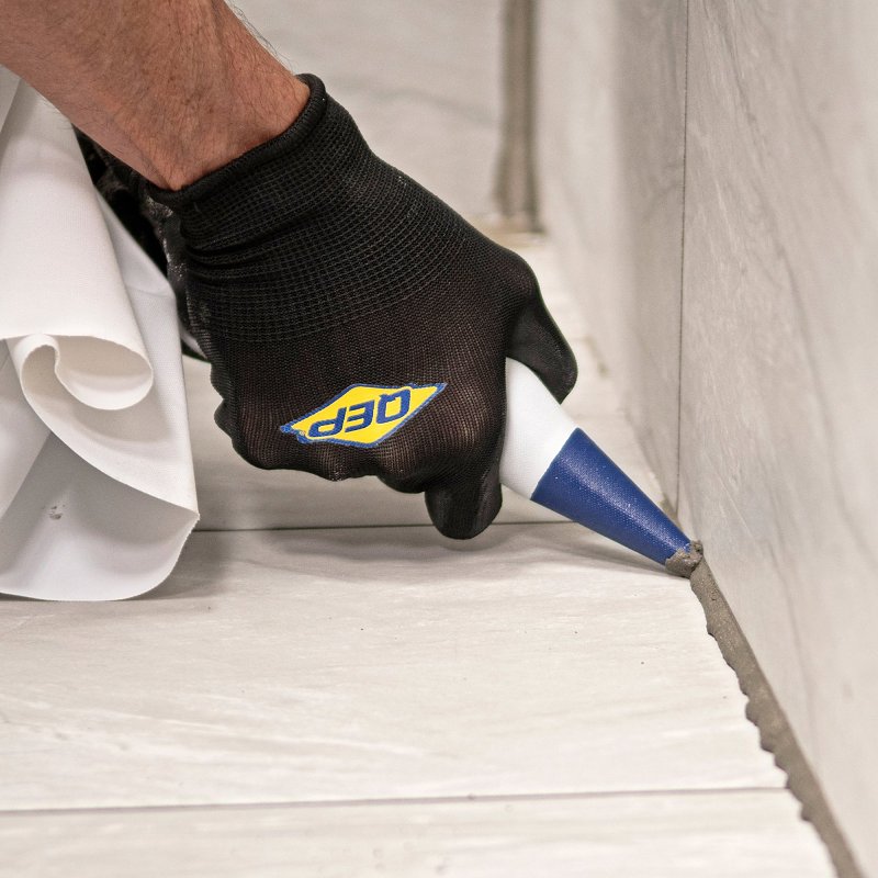 QEP 76000 Grout Bag, 4 qt Capacity, Latex/Polyester, White