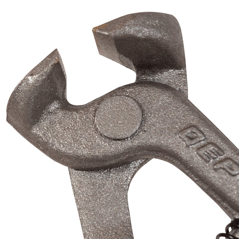QEP 10003 Tile Nipper, 1/8 to 1/4 in Cutting Capacity, 5/8 in W Jaw, Contoured, Coated Grip Handle