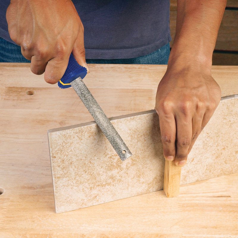QEP 10586 Diamond Grit File, Comfort Grip, Non-Slip Handle