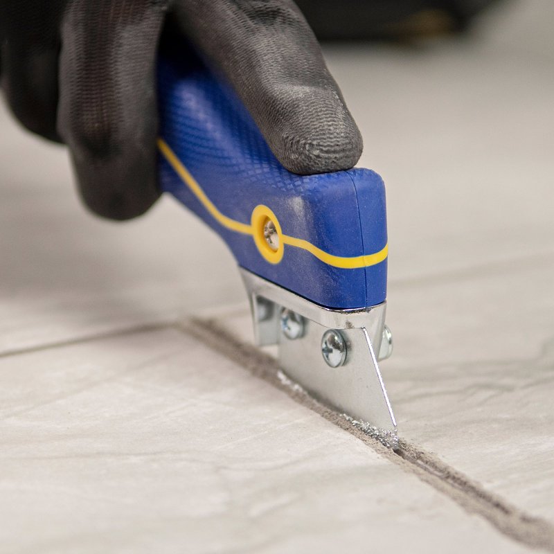 QEP 10093 Grout Saw, 2 in L Blade, 0.13 in W Blade, Carbide Blade, Ergonomic Handle, Plastic Handle