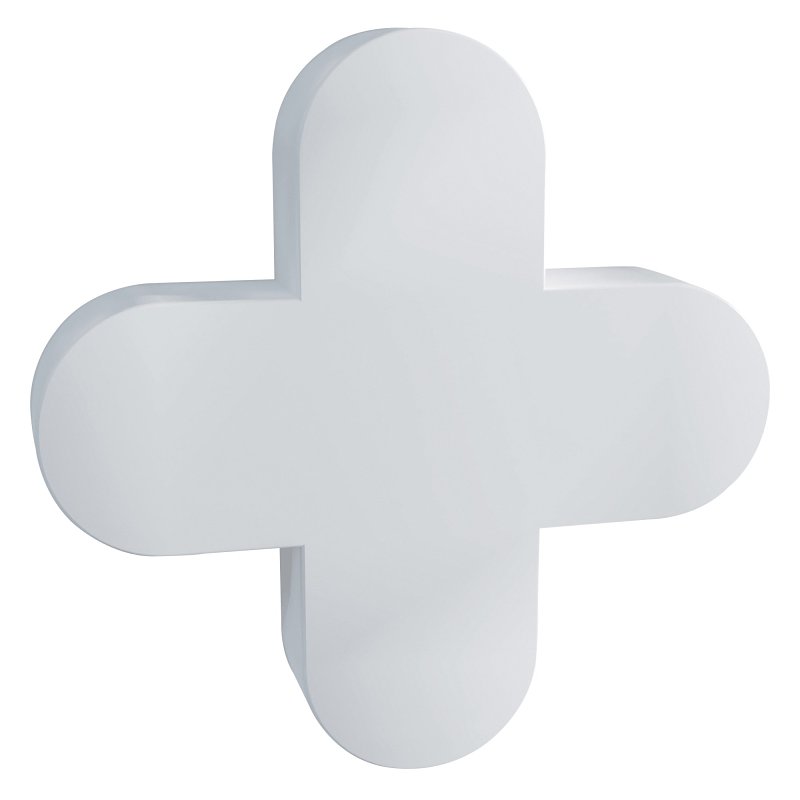 QEP 10005 Series Tile Spacer, 1/4 in L, Plastic, White