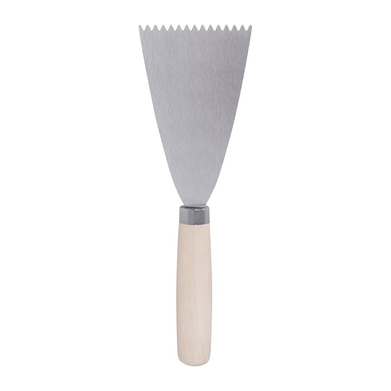 Roberts 10033 Adhesive Spreader, 3 in W Blade, Steel Blade, Wood Handle, Comfort Handle
