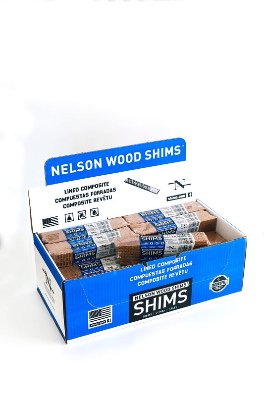 Nelson WC8/12/32/78L Shim, 7-1/2 in L, 1-3/8 in W, 1/4 in Thick, Composite