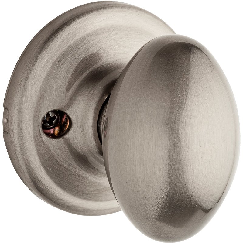 Kwikset Signature Series 720L 15 6AL RCS KI V1 Passage Door Lock, Knob Handle, Zinc, Satin Nickel, 2-1/4 in Strike