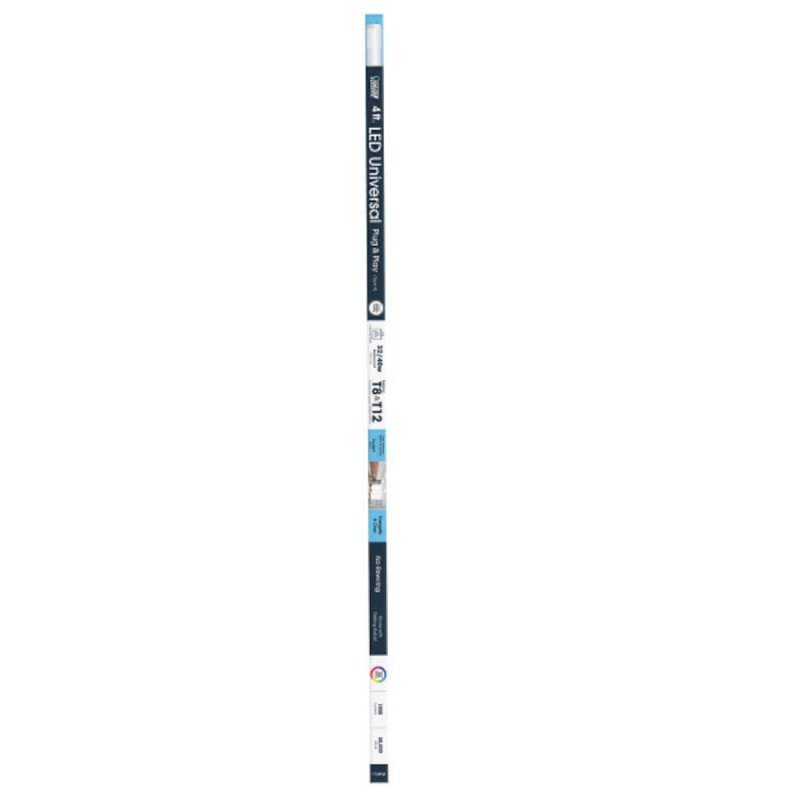 Feit Electric T48/850/LEDG2 Plug and Play Tube, 120 to 277 V, 14 W, LED Lamp, 1800 Lumens Lumens, 5000 K Color Temp