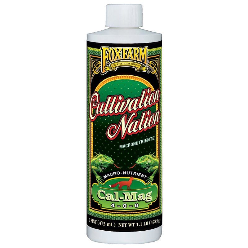 Foxfarm Cultivation Nation FXF270314 Cal-Mag Supplement, 1 pt, Liquid, 4-0-0 N-P-K Ratio