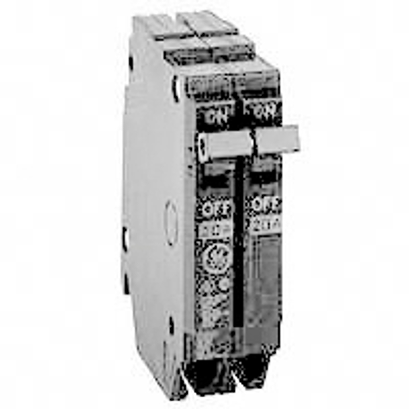 GE Industrial Solutions THQP220 Feeder Circuit Breaker, Type THQP, 20 A, 2 -Pole, 120/240 V, Plug Mounting