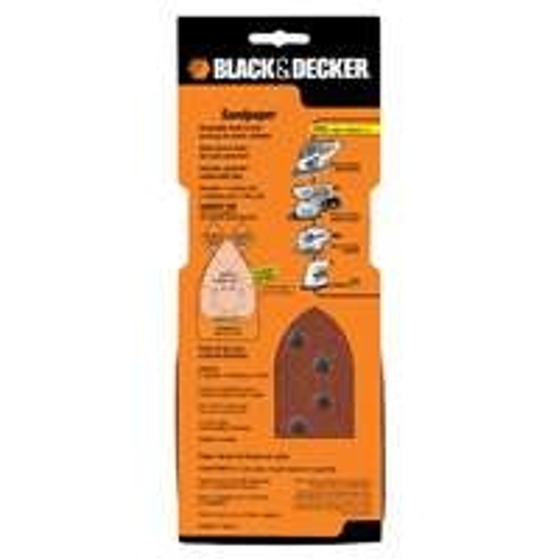 Black+Decker BDAMM220 Sandpaper, 220 Grit, Medium