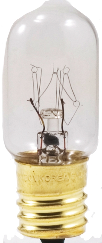 Sylvania 18174 Incandescent Lamp, 15 W, T7 Lamp, Intermediate E17 Lamp Base, 115 Lumens Lumens, 2850 K Color Temp