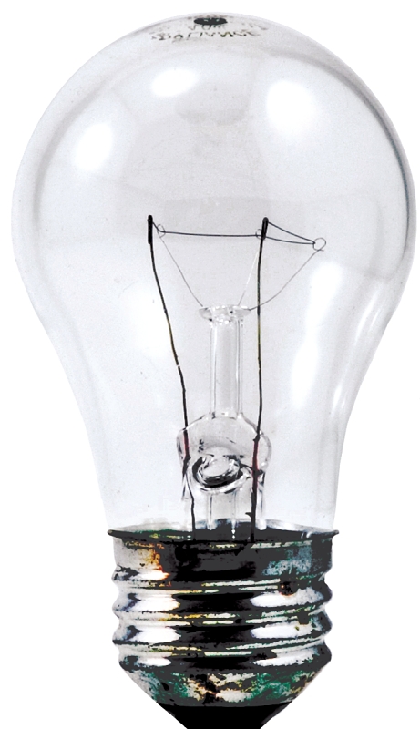 Sylvania 10036 Incandescent Bulb, 40 W, A15 Lamp, Medium E26 Lamp Base, 430 Lumens, 2850 K Color Temp