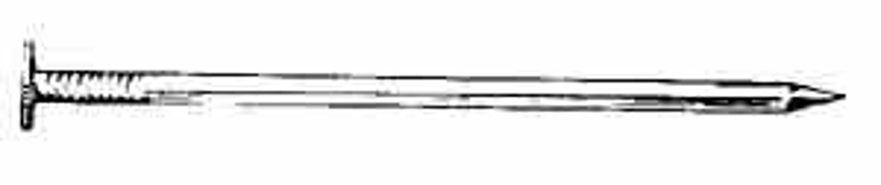 Duchesne 23221703 Nail, 8D, 2-1/2 in L, Stainless Steel, Galvanized, Flat Head, Smooth Shank, Gray, 50 lb