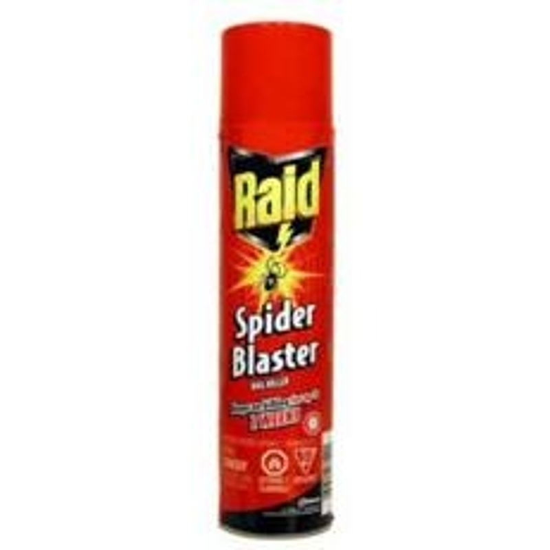 Raid Max 639745 Spider Blaster, Liquefied Gas, Spray Application, Indoor, Outdoor, 350 g