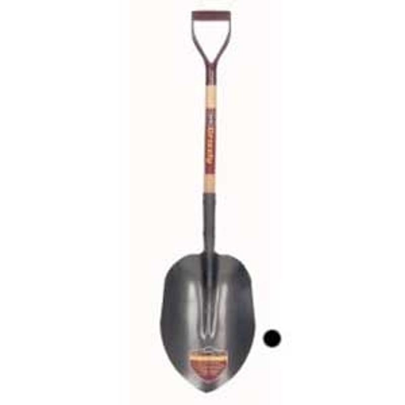 Garant 80368 Grain Scoop, 11-1/2 in W Blade, 16-1/4 in L Blade, Steel Blade, Hardwood Handle, D-Grip Handle, 45 in OAL