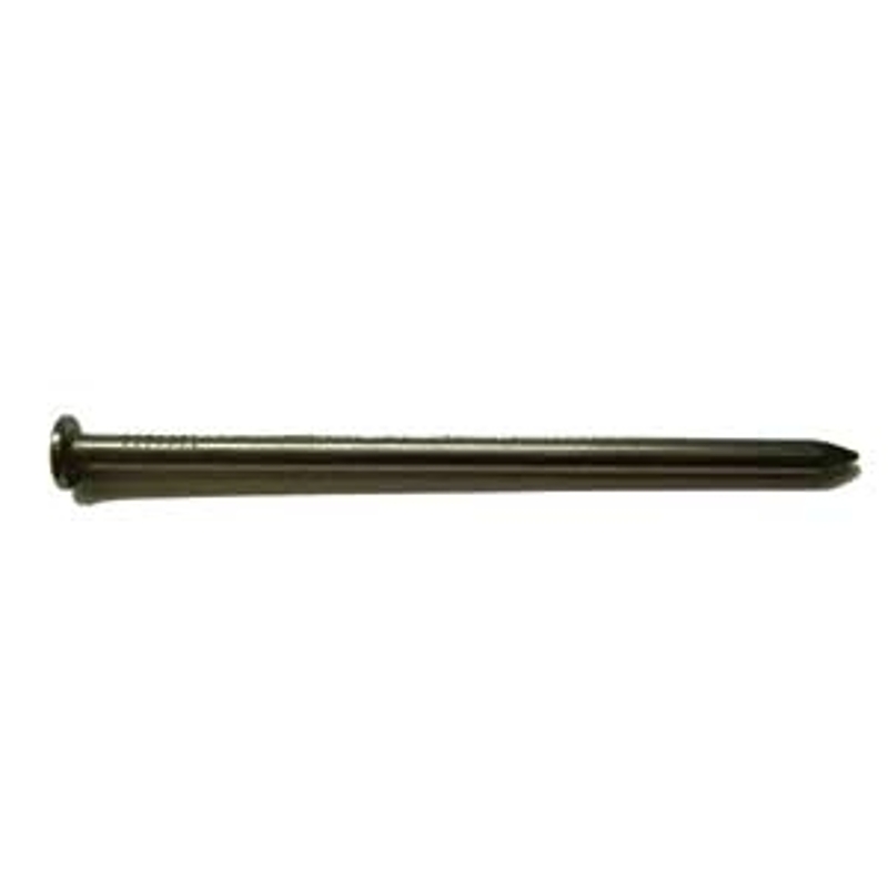 Duchesne 23600979 Common Nail, 4d, 1-1/2 in L, Steel, Bright, Flat Head, Smooth Shank, Gray, 25