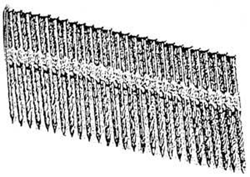 Duchesne 80353801663 Collated Nail, 2-3/8 in L, Bright, Spiral Shank