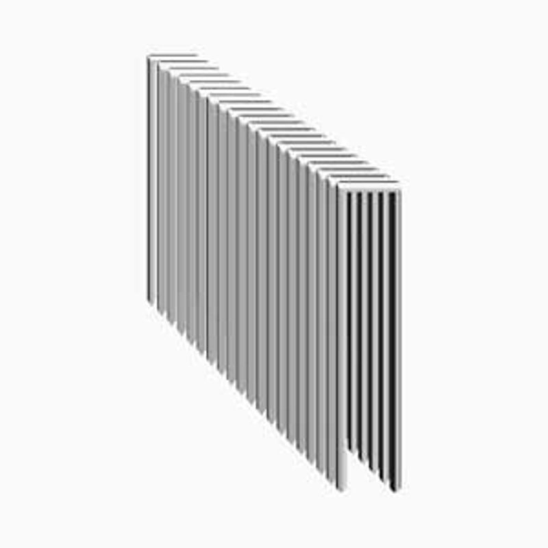 Duchesne 80601811382 Collated Medium Crown Staple, 1/2 in W Crown, 2 in L Leg, 16 ga, Electro-Galvanized