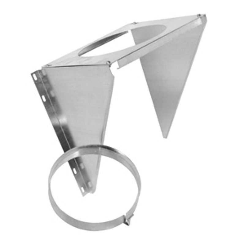 Selkirk SuperVent 2100 JM6AIWS Intermediate Wall Support, Specifications: 6 in Size, Adjustable, Stainless Steel