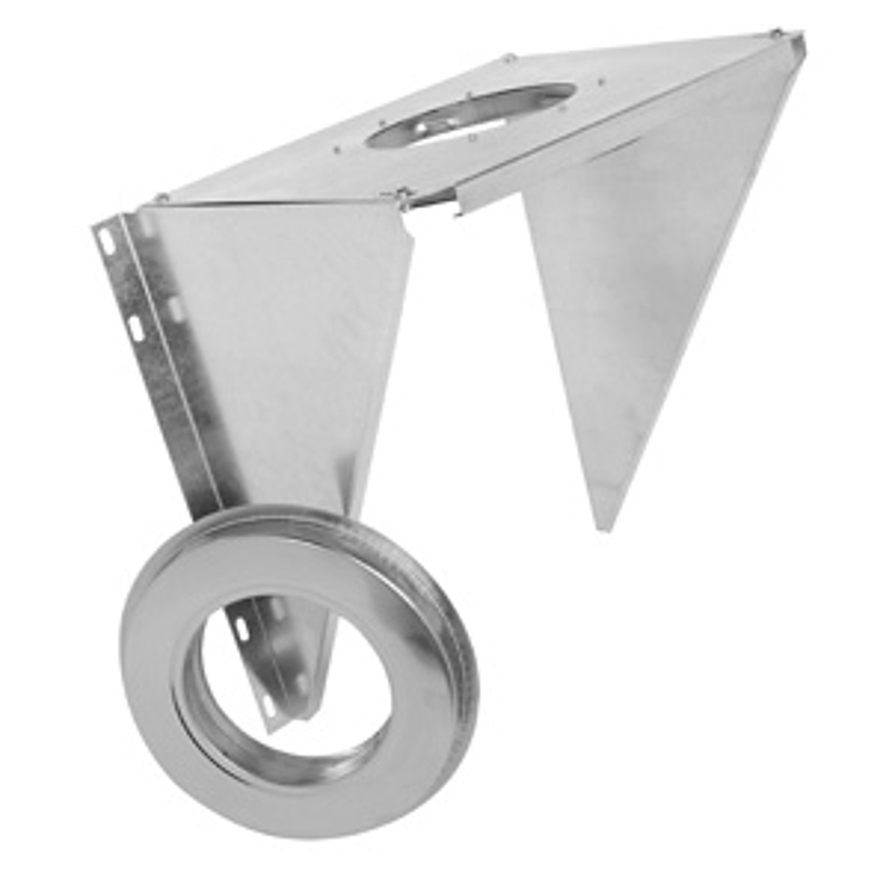 Selkirk SuperVent 2100 JM6AWS Wall Support, Specifications: 6 in Size, Adjustable, Stainless Steel