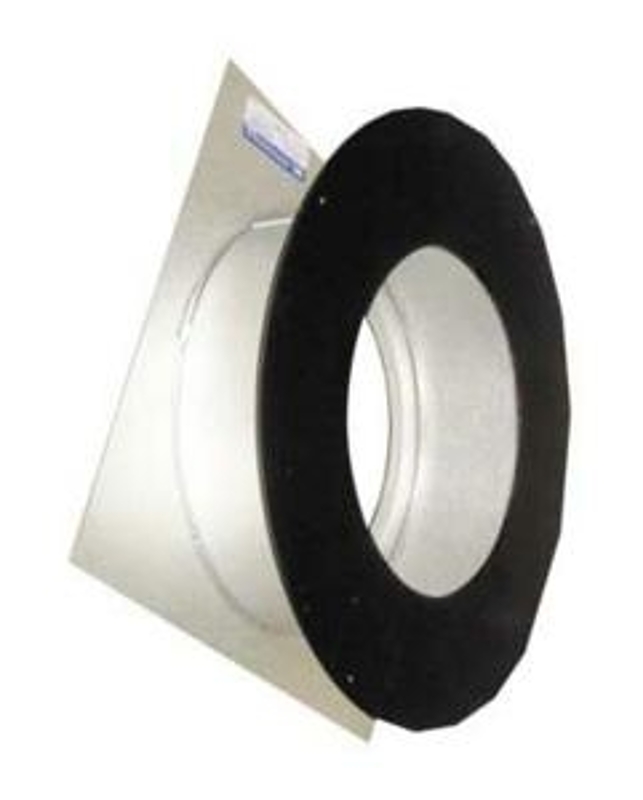 Selkirk JSC6WT Wall Thimble, Stainless Steel, Black, Wall