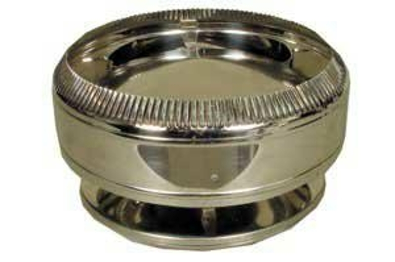 Selkirk SuperVent JSC7DRC Deluxe Rain Cap, 9 in Dia, Stainless Steel