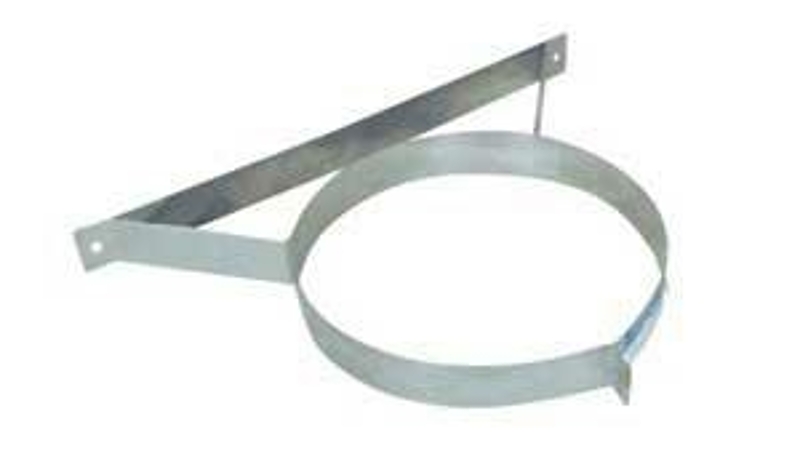Selkirk JSC6WB Wall Band, 6 in, Stainless Steel