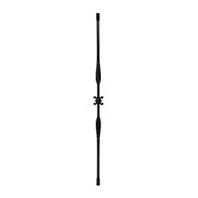 Regal DP-NR-BL Decorative Picket, Narrow, Aluminum, Black, Powder-Coated