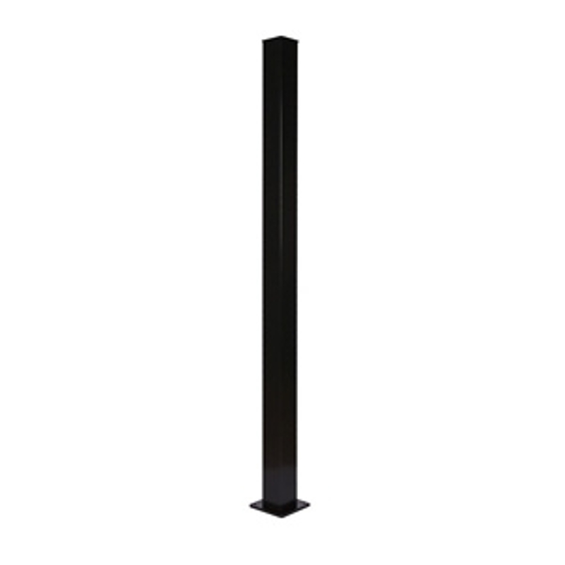 Regal RSP36-BL Stair Post, 2-1/4 in L, 2-1/4 in W, 36 in H, Aluminum, Black