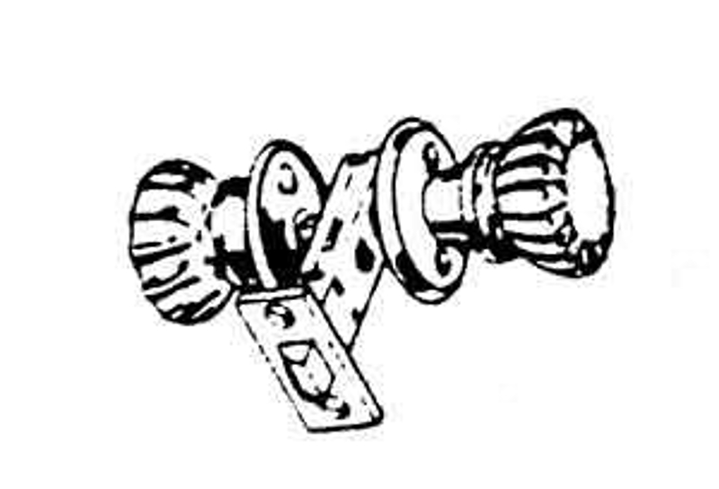 Capitol 218-03-51 Crystal Replacement Door Knob, Glass