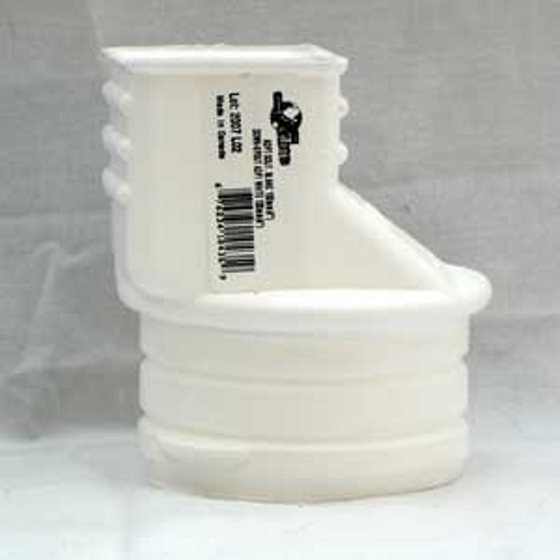 Soleno 1G004 Downspout Adapter, White
