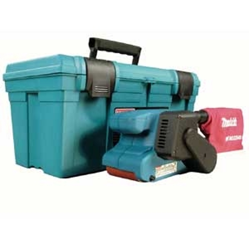 Makita 9911KX1 Belt Sander, 5.6 A, 3 x 18 in Belt, 8.2 ft L Cord
