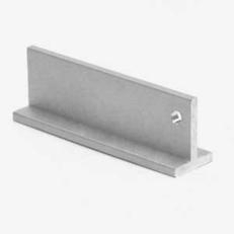 Loxcreen DUA4048SCL08 Decorative Metal Sheet, 3/4 in W, 8 ft L, Aluminum, Satin Clear