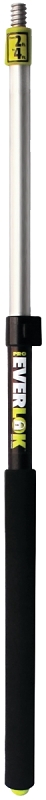 Simms A-2065 Telescopic Extension Pole, 1 in Dia, 2 to 4 ft L, Anodized Aluminum, Foam Handle